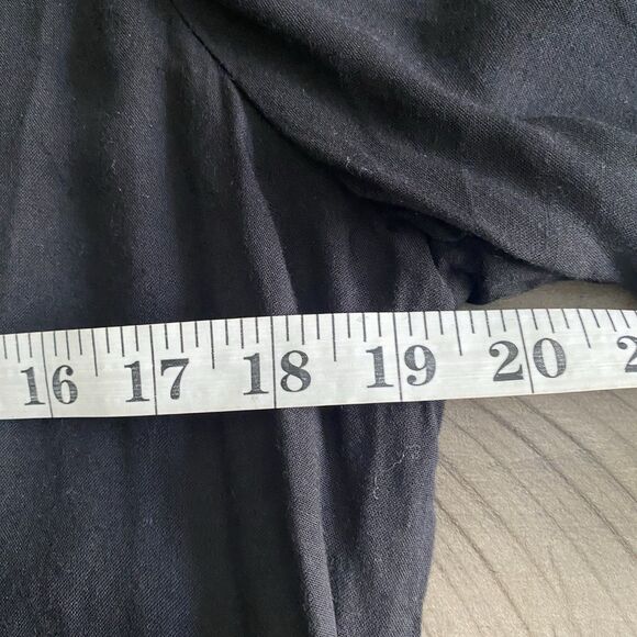 NWT Anthropologie Meadow Rue Dress Womens Sz‎ 10 Drop Waist Minutiae Black - Picture 10 of 13